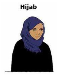 Un voile islamique