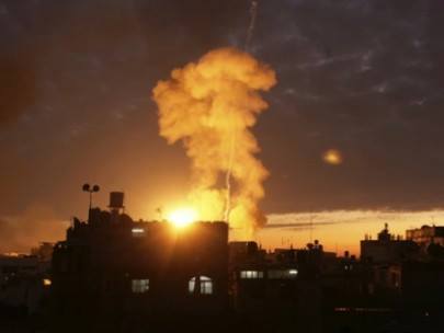 Gaza bombardée